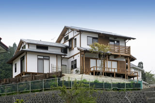 松島海岸の家外観